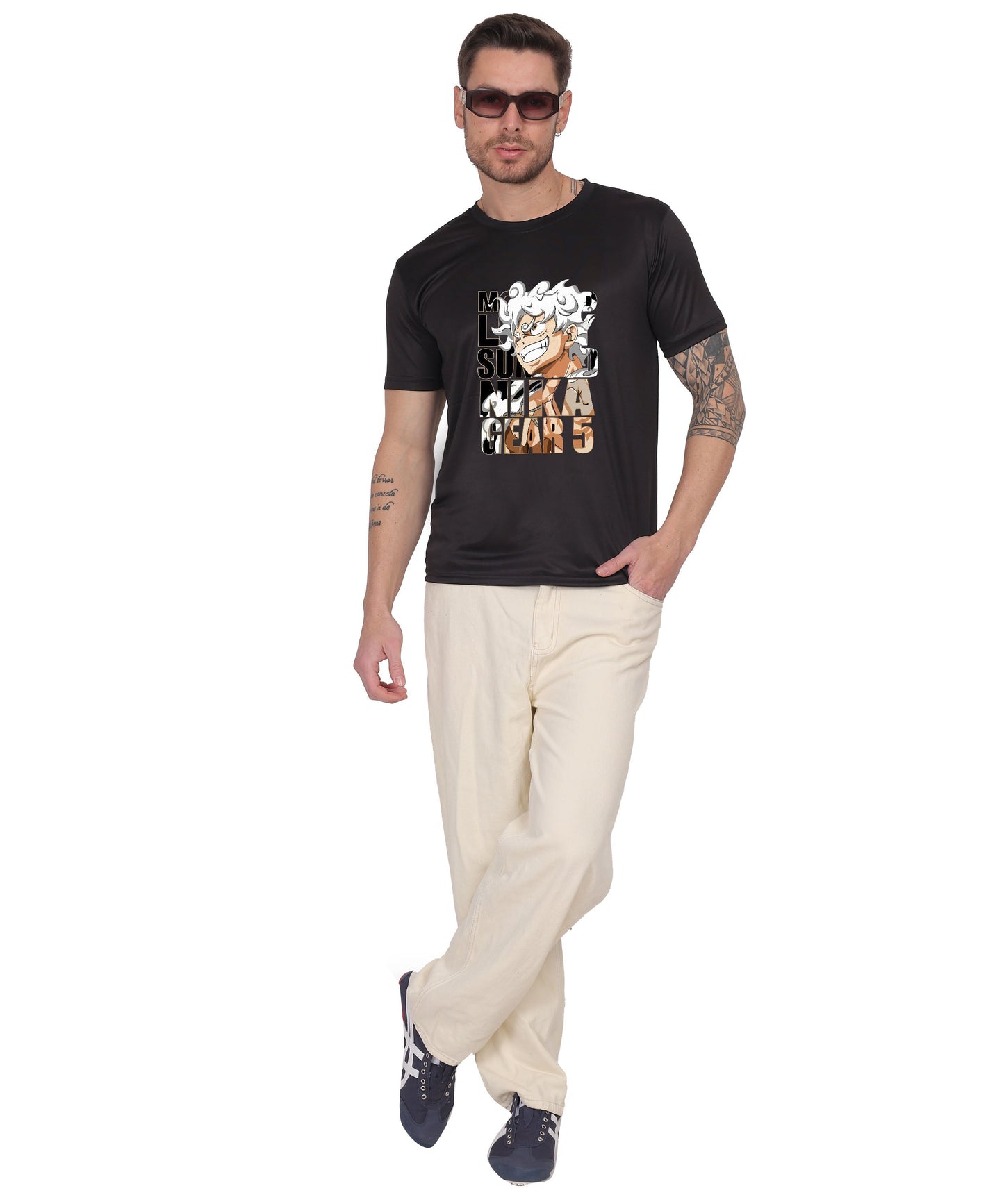 Generic Master of Mischief Graphic T-Shirt, Black Cotton, Short Sleeve, Regular Fit, Crew Neck