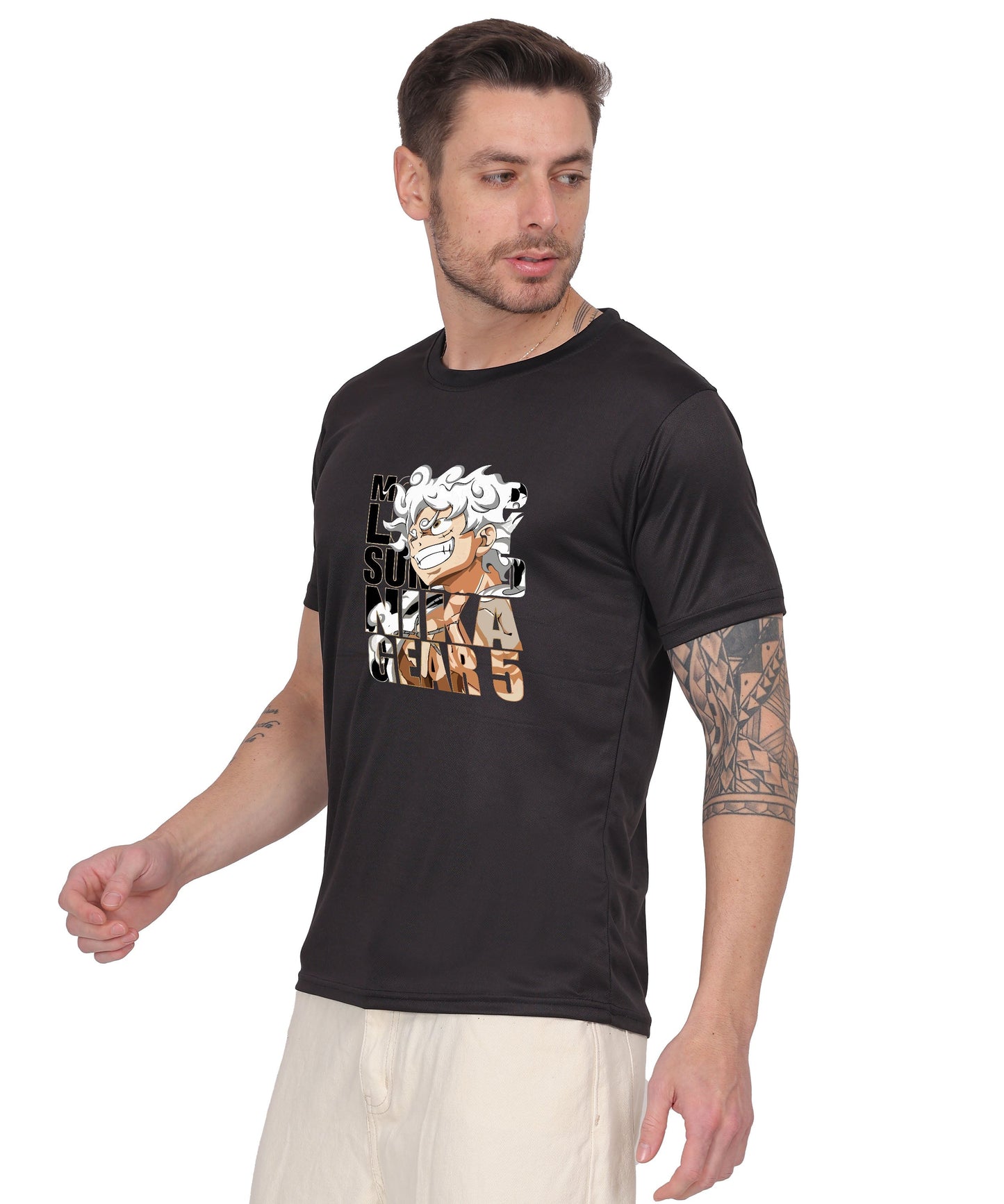 Generic Master of Mischief Graphic T-Shirt, Black Cotton, Short Sleeve, Regular Fit, Crew Neck