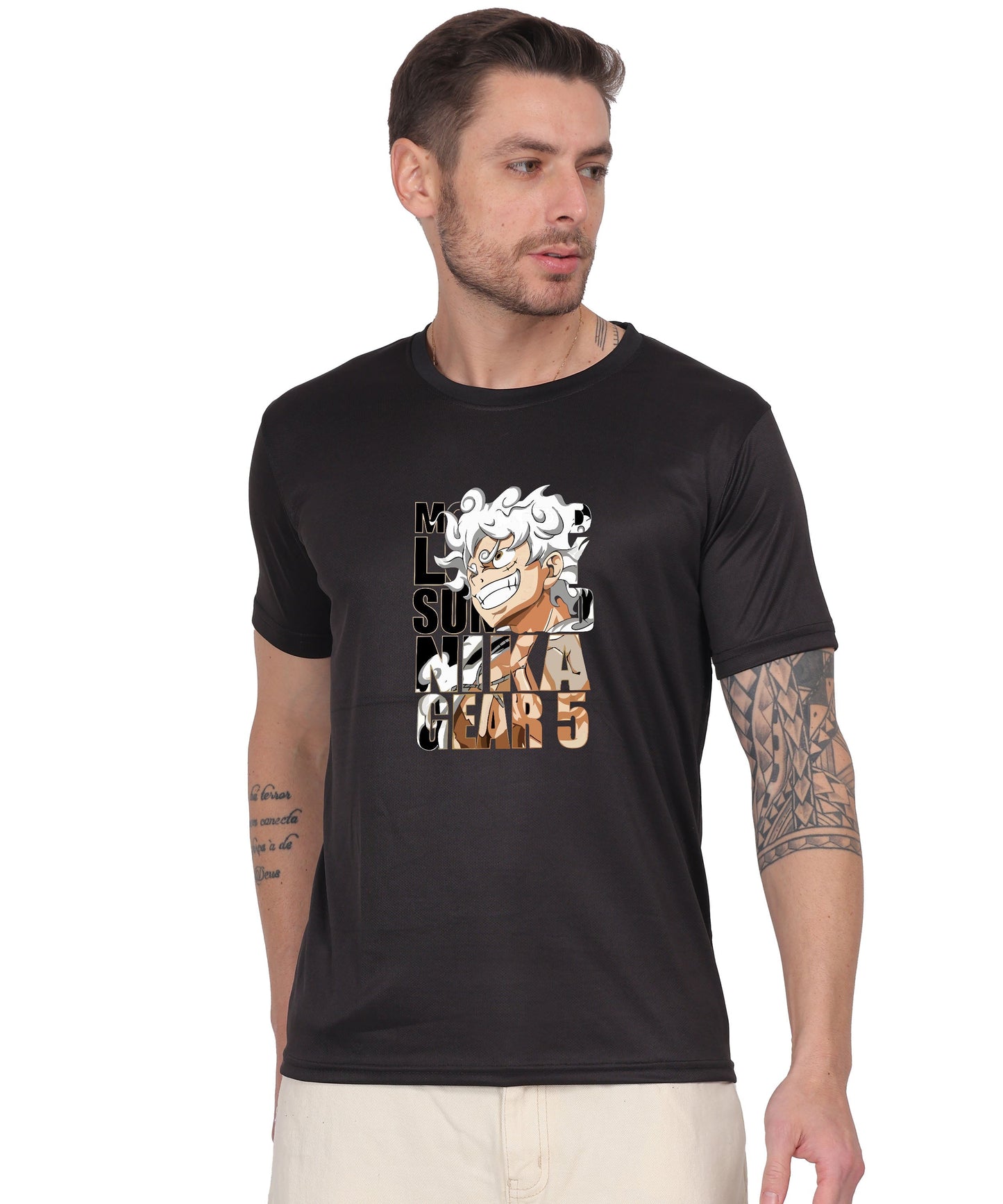 Generic Master of Mischief Graphic T-Shirt, Black Cotton, Short Sleeve, Regular Fit, Crew Neck